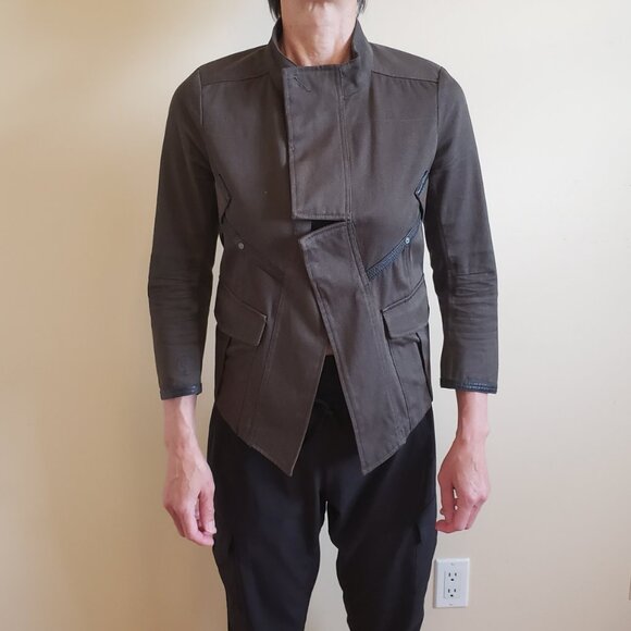 G Star Raw Cargo Line Crusader Overshirt in Khaki - Picture 4 of 13